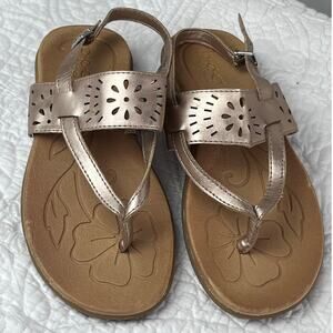 BOC Born Concept Women's Copper Flat Strap Sandals - Size 7.5M